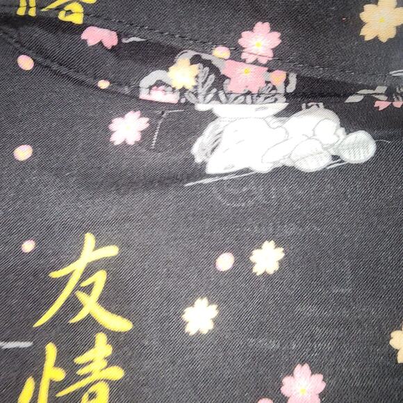 Snoopy and Charlie short sleeve button down shirt men size large - Picture 7 of 7